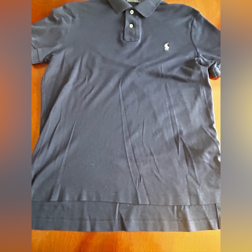 Ralph Lauren Men's Navy short sleeve Polo Shirt - Picture 4 of 6